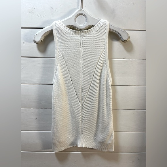 GAP - Off White Knit Sleeveless Top (S) - Picture 8 of 9
